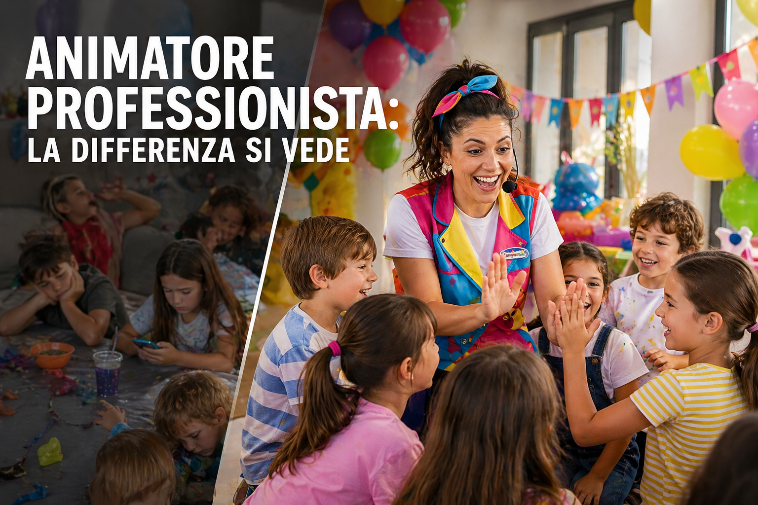 Perché scegliere un animatore per bambini professionista fa davvero la differenza