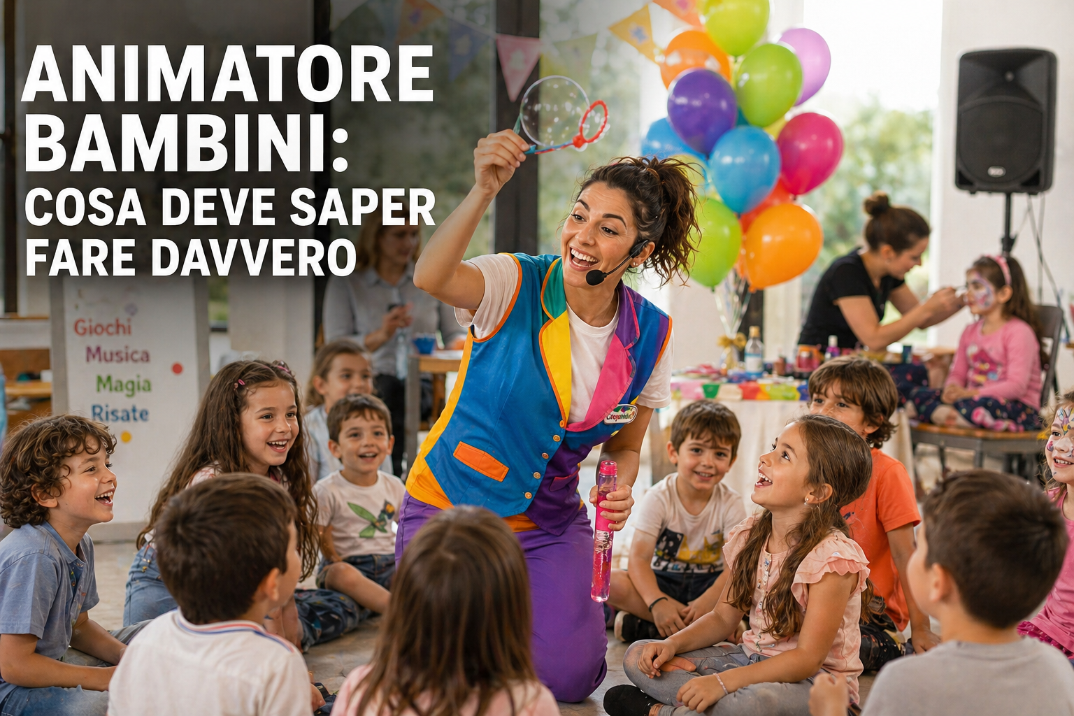 Animatore bambini: cosa deve saper fare davvero