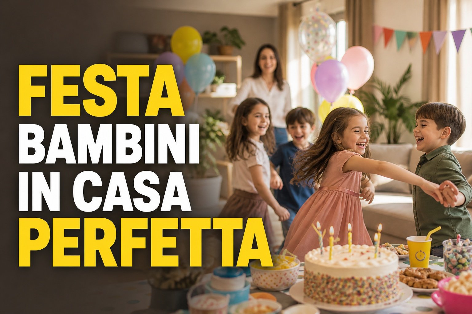 Festa bambini in casa: come organizzarla al meglio