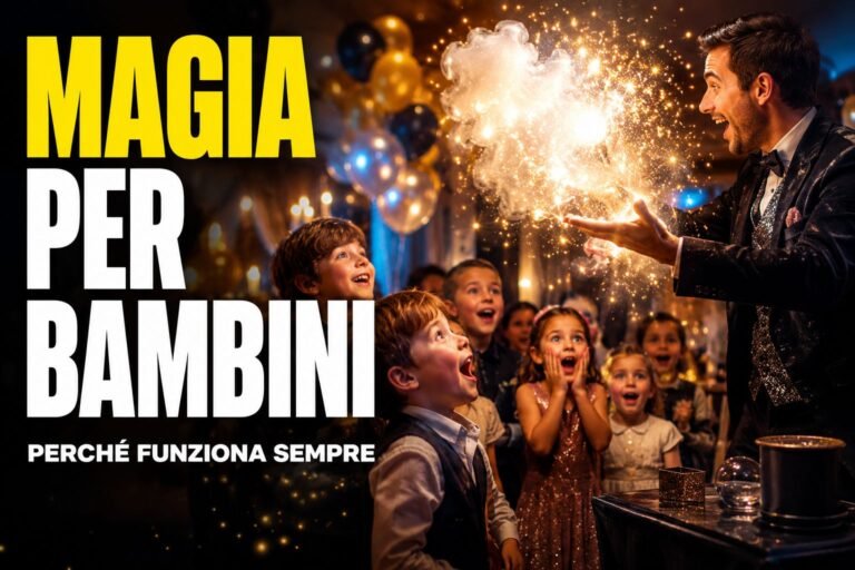 Magia per bambini: perché funziona sempre nelle feste e negli eventi