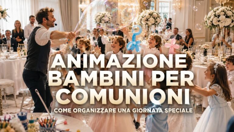 Animazione bambini per comunioni: come organizzare una giornata speciale