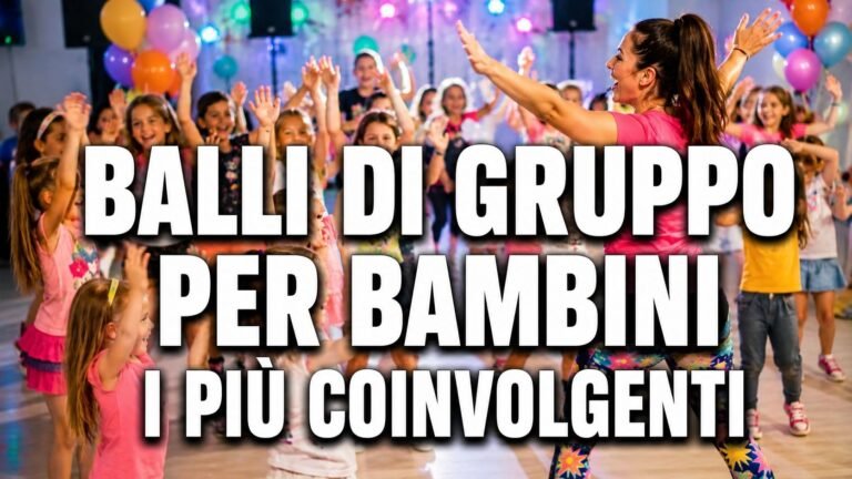 Balli di gruppo per bambini: i più coinvolgenti