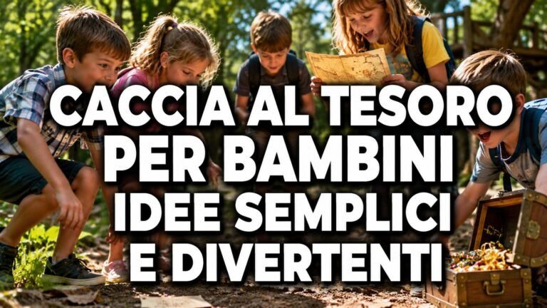 Caccia al tesoro per bambini: idee semplici e divertenti per una festa piena di avventura