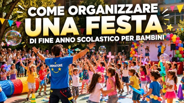 Come organizzare una festa di fine anno scolastico per bambini