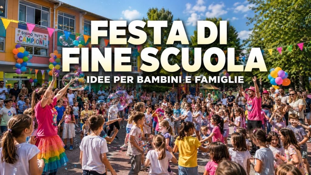 Festa di fine scuola: idee, giochi e consigli per bambini e famiglie