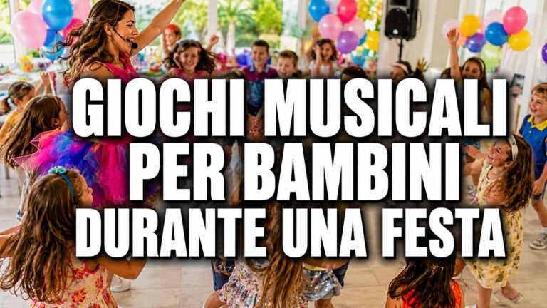 Giochi musicali per bambini durante una festa: idee divertenti per animare il compleanno