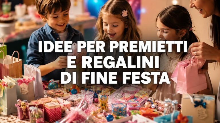 Idee per premietti e regalini di fine festa: 30 proposte originali per bambini