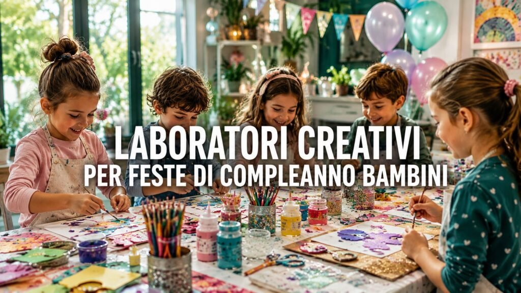 Laboratori creativi per feste di compleanno bambini: idee originali per una festa divertente e memorabile