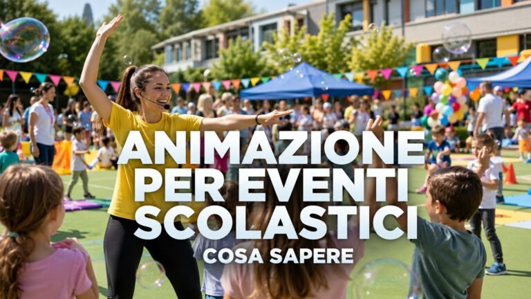 Animazione per eventi scolastici: cosa sapere per organizzare una giornata coinvolgente
