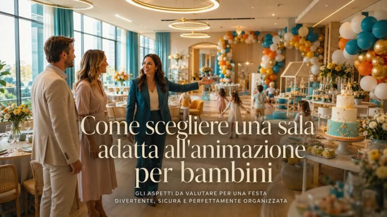 Come scegliere una sala adatta all’animazione per bambini