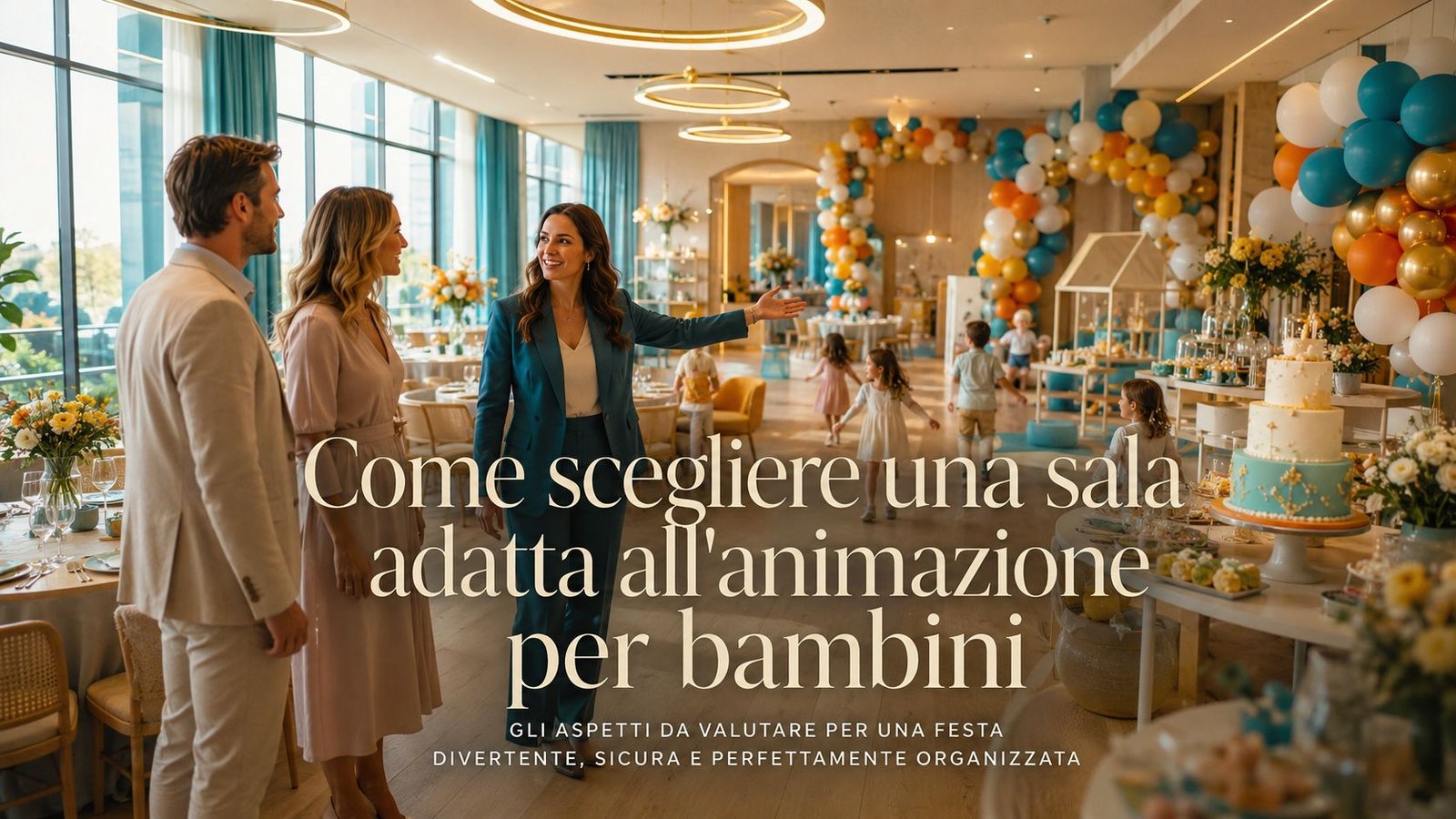 Come scegliere una sala adatta all'animazione per bambini