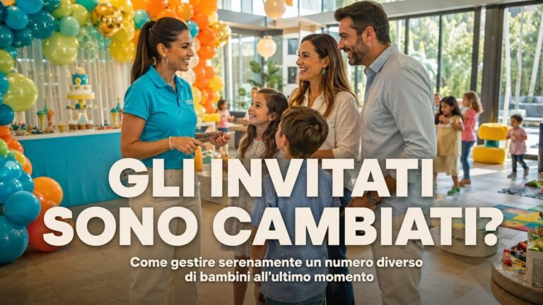 Cosa fare se il numero degli invitati cambia all’ultimo momento