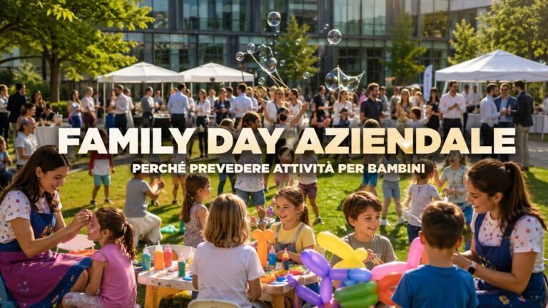 Family Day aziendale: perché organizzare attività per bambini fa davvero la differenza