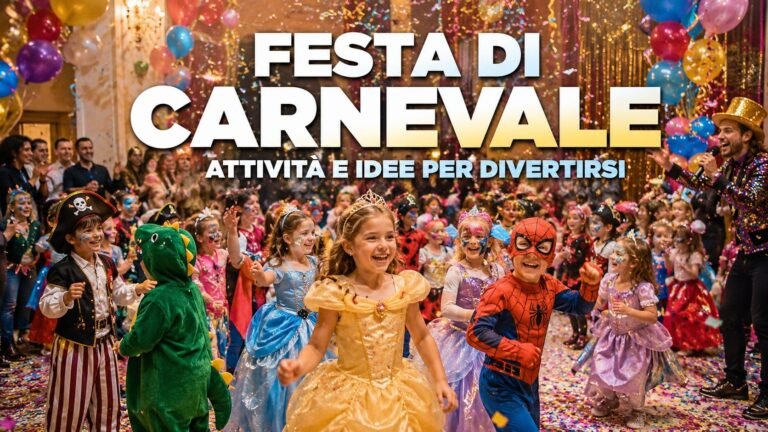 Festa di Carnevale per bambini: attività e idee per divertirsi