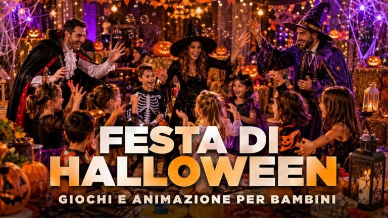 Festa di Halloween per bambini: giochi, animazione e idee per un evento indimenticabile