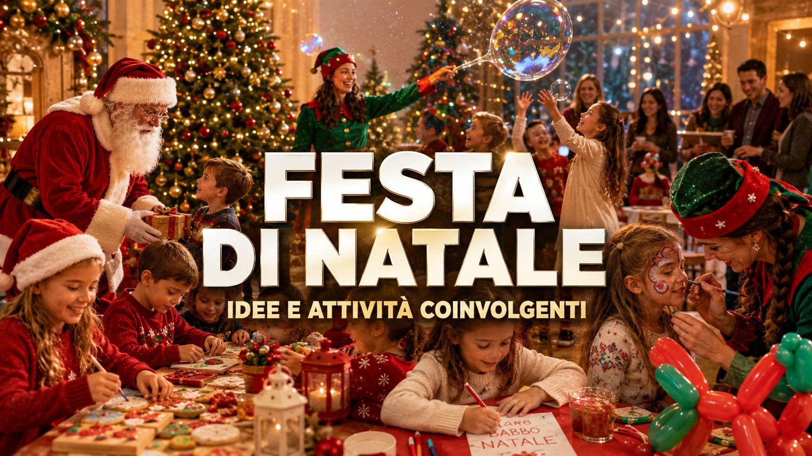 Festa di Natale per bambini: idee, giochi e attività per un evento indimenticabile